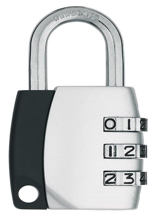 Cyrox 3-Digit Padlock for Travel, Keyless, Resettable Luggage Locks for Backpack, Gym, School & Employee Locker, Weatherproof Travel Padlock (1Pcs) - Image 1